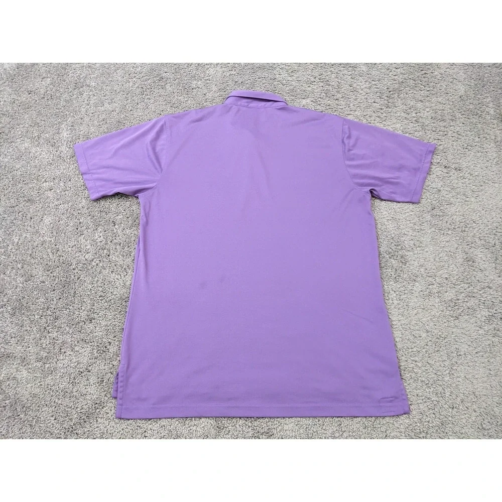 Vintage Peter‎ Millar Polo Shirt Mens Extra Large Purple Made in Korea